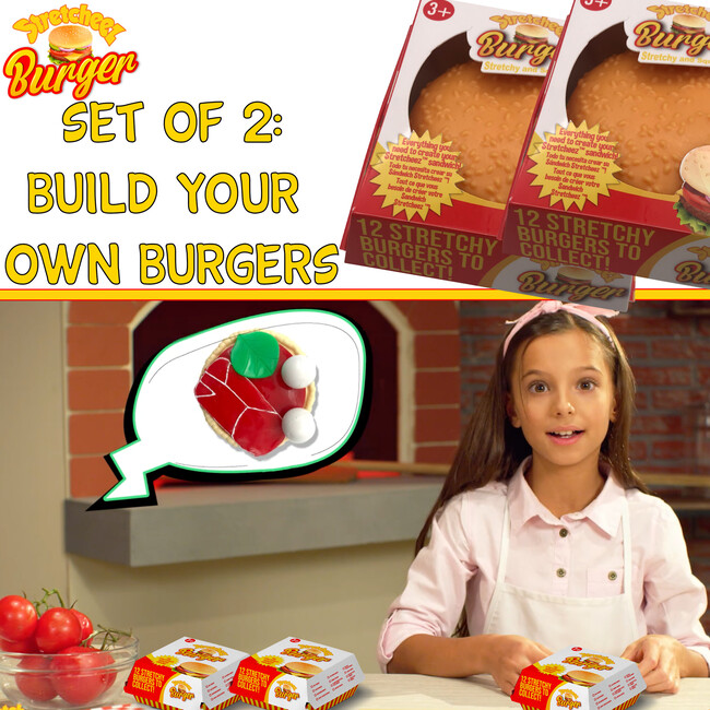 Stretcheez: Hamburger - 2 Pack - Play Food - 6