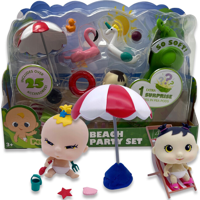 Pea Pod Babies: Beach Party Set