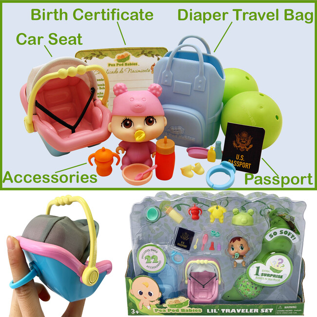 Pea Pod Babies: Little Traveler - Dolls - 2