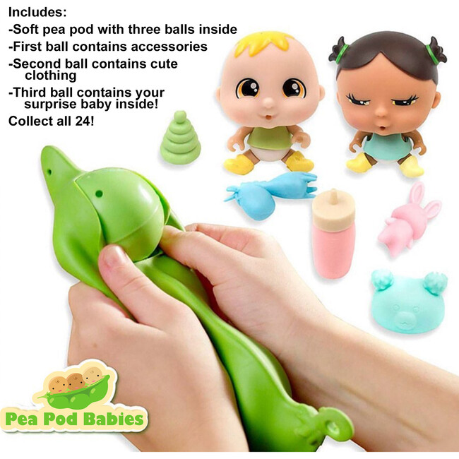 Pea Pod Babies: Collectible Mystery Surpise - 4 Pack - Dolls - 2
