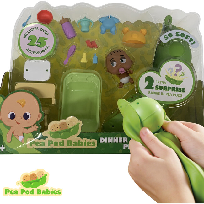 Pea Pod Babies: Dinner & Bath Time - Dolls - 2