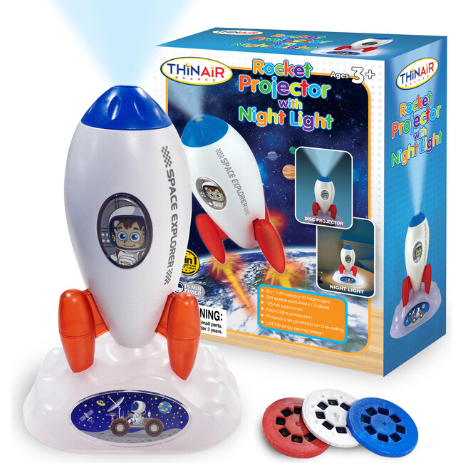 Playful Minds: Projector Night Light - Rocket - Play Kits - 7