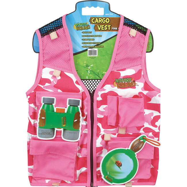 Nature Bound: Cargo Vest - Pink Camo
