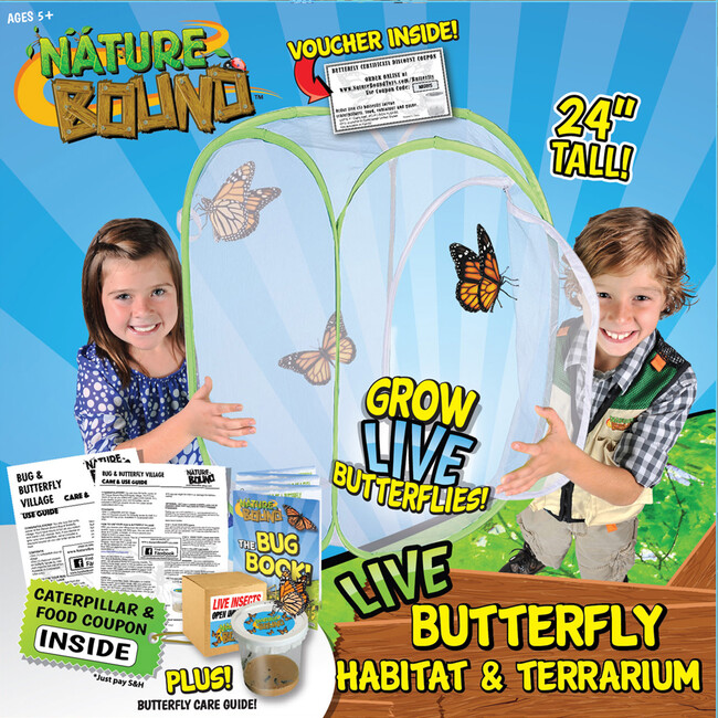 Nature Bound: Butterfly Habitat & Terrarium - Outdoor Games - 2