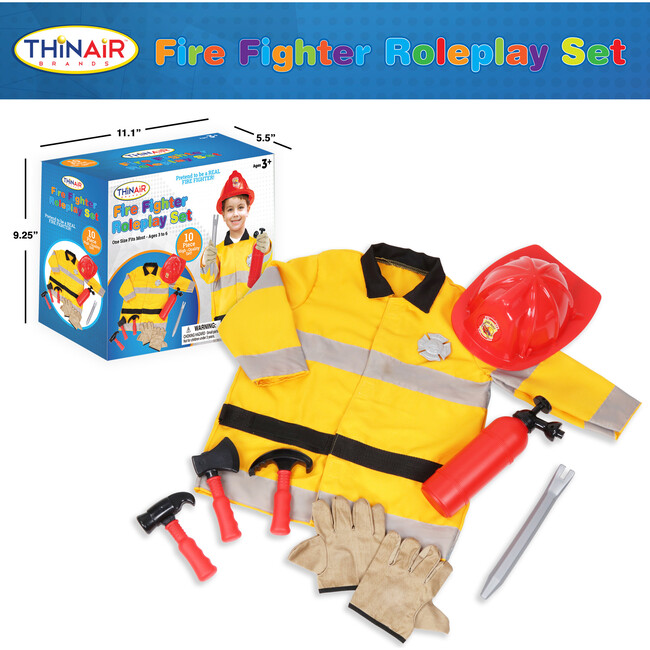 Playful Minds: Firefighter Roleplay Set - Role Play Toys - 6