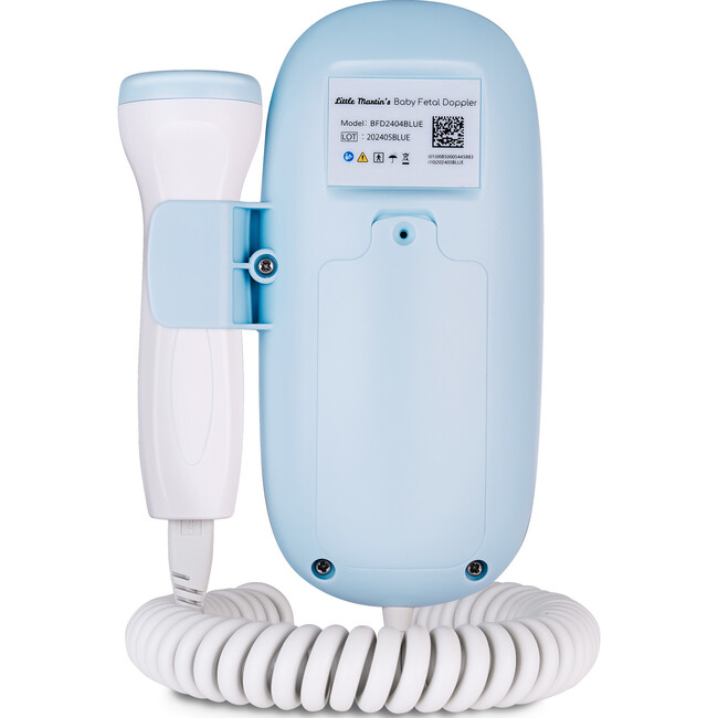 Portable Ultrasound Fetal Doppler: Blue - Belly Oils & Bump Care - 3