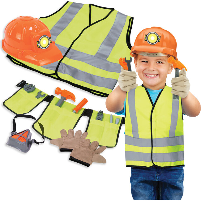 Playful Minds: Construction Worker Roleplay Set - Role Play Toys - 7