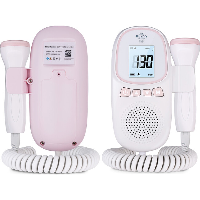 Portable Ultrasound Fetal Doppler: Pink - Belly Oils & Bump Care - 4