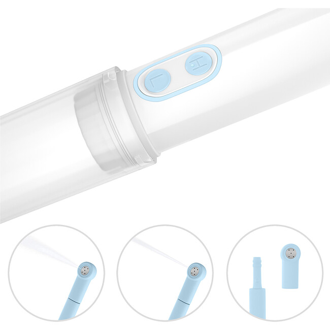 Portable Electric Travel Bidet: Blue - Vaginal Wipes & Wash - 4