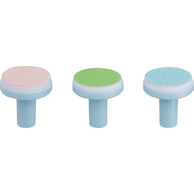 Baby Electric: Nail Trimmer: Replacement Heads - Blue 3pcs - Nails - 1