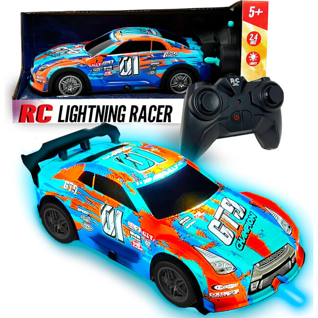 Hyper Drive: RC Lightning Racer - Blue-Teal-Orange