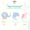 Baby Electric: Nail Trimmer: Replacement Heads - Blue 3pcs - Nails - 4