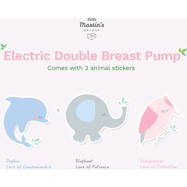 Electric Double Breast Pump: Pink - Lactation Support - 5