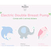 Electric Double Breast Pump: Pink - Lactation Support - 5