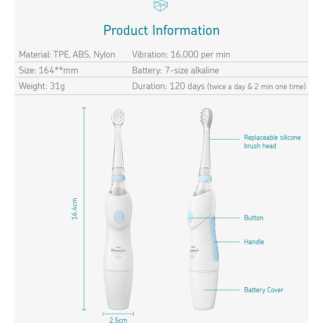 Baby Electric: Toothbrush - Blue - Toothbrushes & Toothpastes - 4