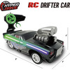 Hyper Drive: RC Drifter Car - Black & Green - Remote Control - 2