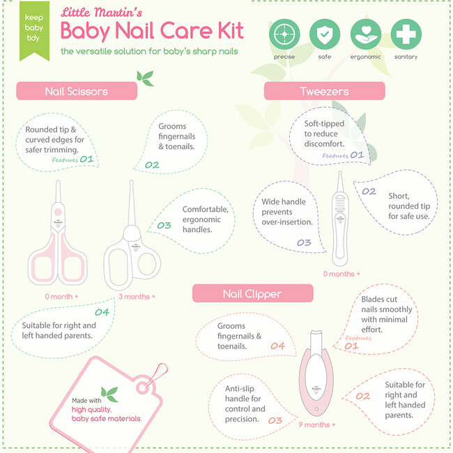 Baby Nail Care Kit: Pink - Nails - 4
