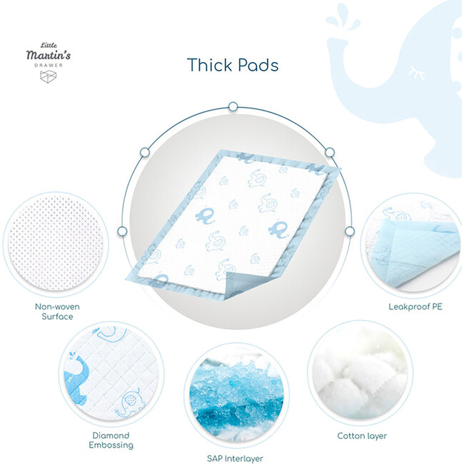 Disposable Changing Pads - 30ct - Vaginal Wipes & Wash - 6