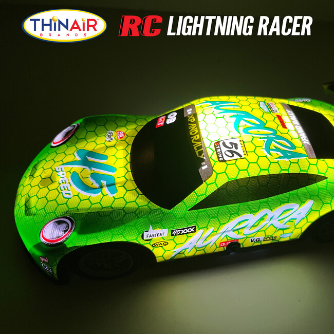Hyper Drive: RC Lightning Racer - Green & Yellow - Remote Control - 5