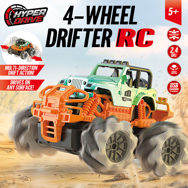 Hyper Drive: RC Drifter - Blue & Orange - Remote Control - 3