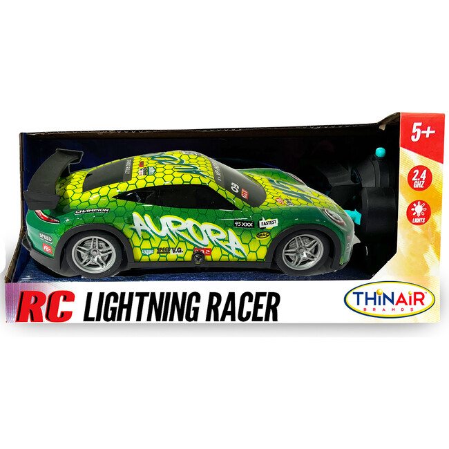 Hyper Drive: RC Lightning Racer - Green & Yellow - Remote Control - 7