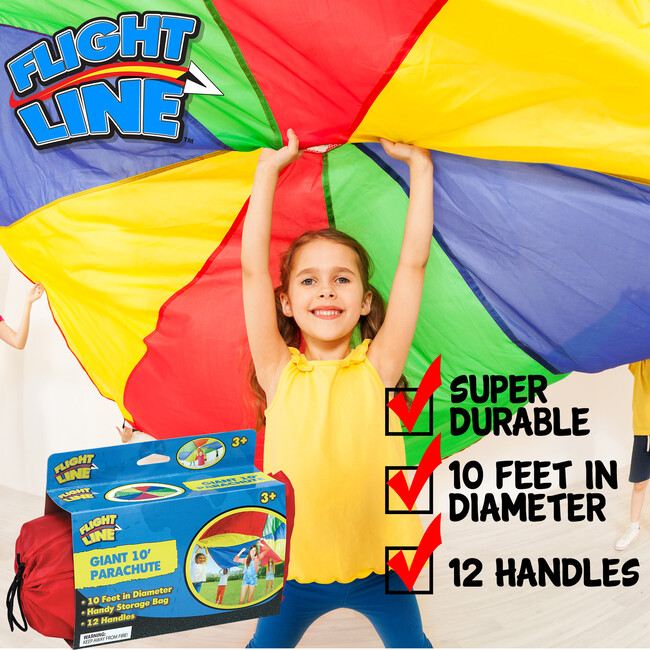 Flight Line: Giant Parachute - 10' - Play Kits - 4