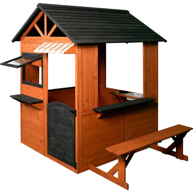 Easy Playhouse: Big Outdoor Wooden Playhouse