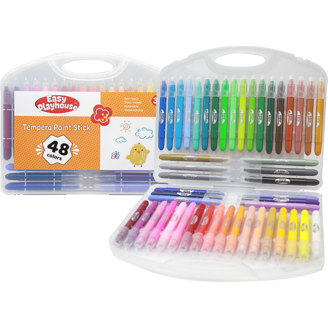 Easy Playhouse: Tempera Paint Sticks - 48pk