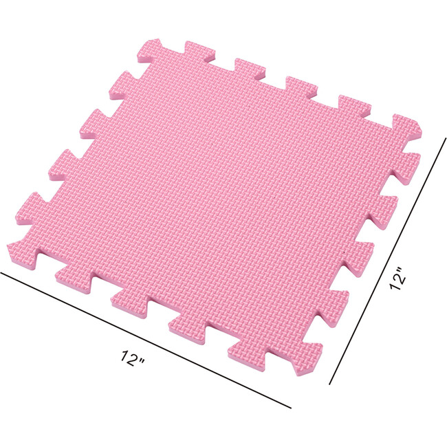 Easy Playhouse: Tile Playmat - 12pc - Pk, Pl, Wh - Playmats - 4