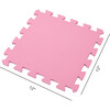 Easy Playhouse: Tile Playmat - 12pc - Pk, Pl, Wh - Playmats - 4