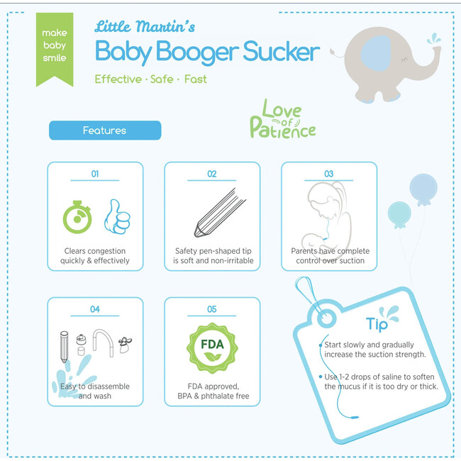 Baby Booger Sucker: Blue - Other Accessories - 7