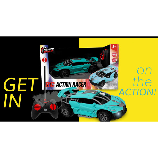 Hyper Drive: RC Action Racer - Teal - Remote Control - 7