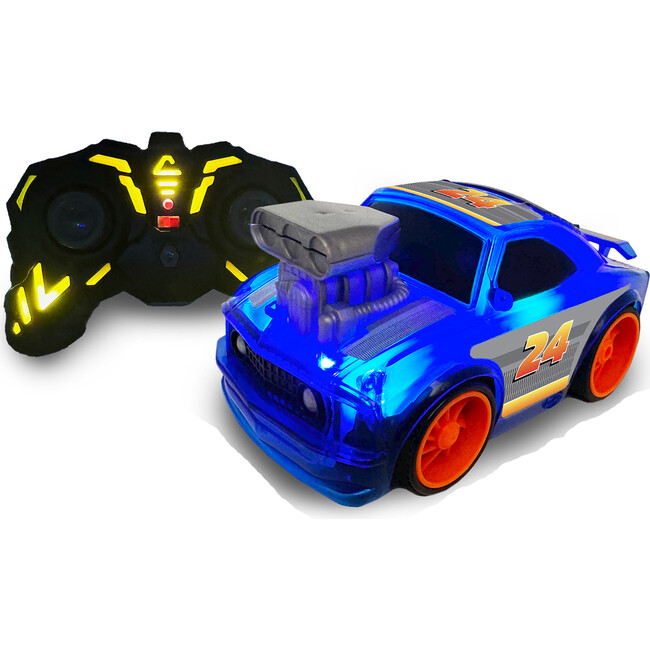 Hyper Drive: Light & Sound RC - Blue - Remote Control - 7