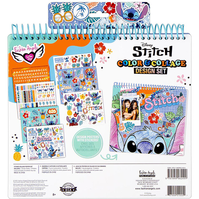 Disney Stitch: Color & Collage Design Set - Arts & Crafts - 6