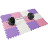 Easy Playhouse: Tile Playmat - 12pc - Pk, Pl, Wh - Playmats - 7