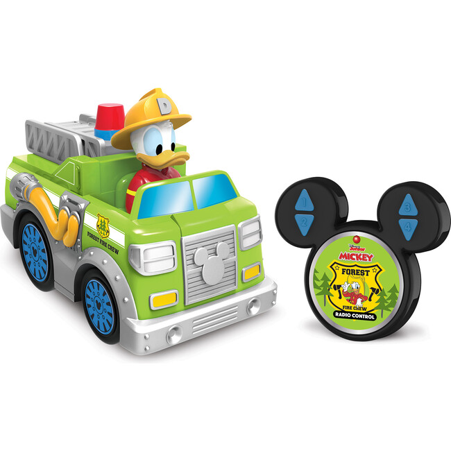 Disney Junior: 9" RC - Donald's Firetruck - Remote Control - 2