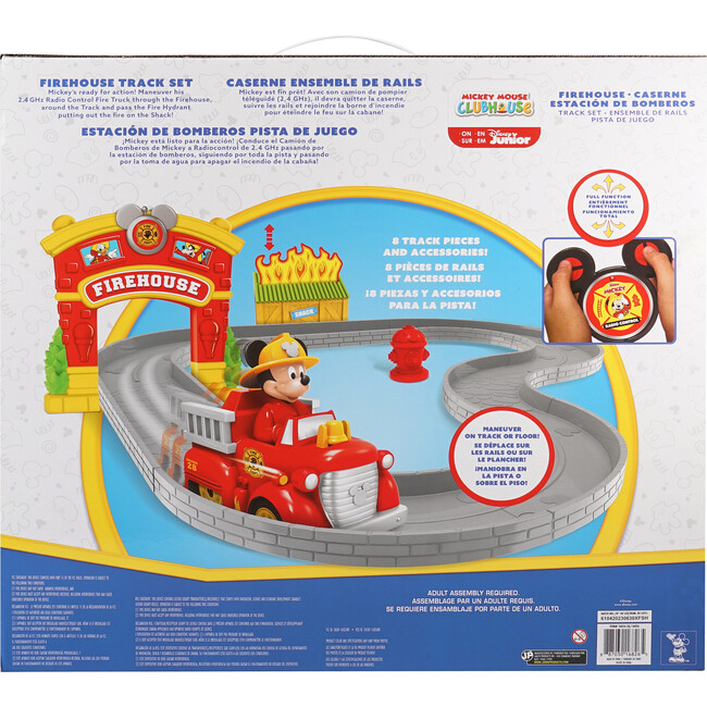 Disney Junior: RC Track Set - Mickey's Firehouse - Remote Control - 2