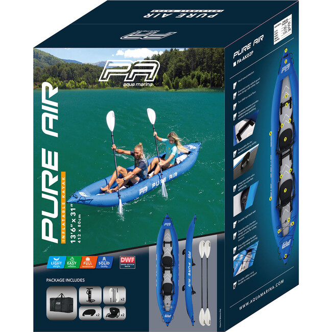 Aqua Marina: Pure Air Kayak Set - Blue - Water Toys - 3