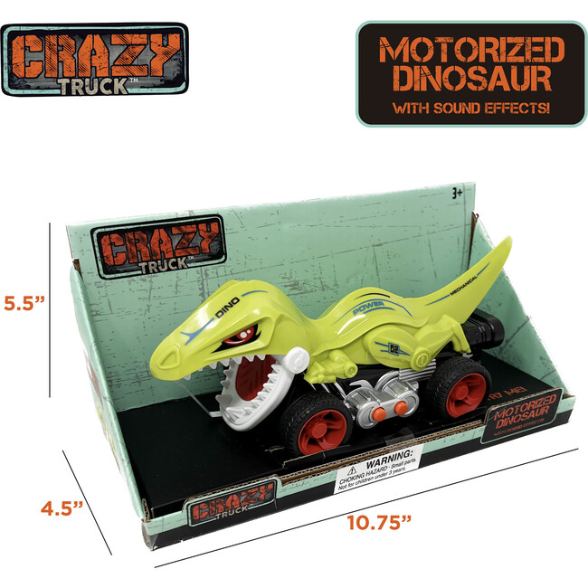 Crazy Truck: Motorized Dinosaur - Green - Play Kits - 6