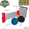 Anywhere Sports: Retractable Table Tennis - Outdoor Games - 3