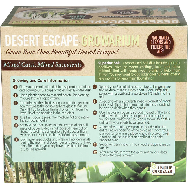 Unique Gardener: Desert Escape Growarium - Arts & Crafts - 5