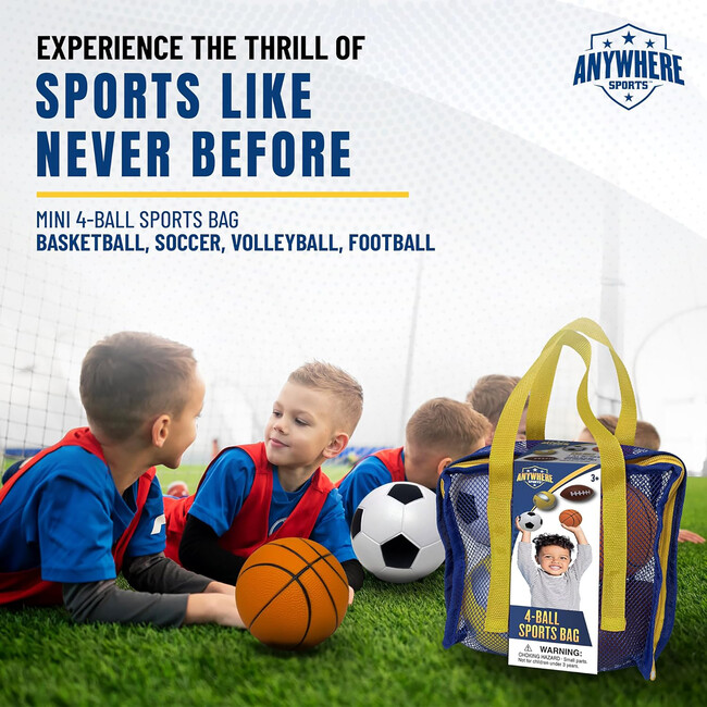 Anywhere Sports: 4-Ball Sports Bag - Outdoor Games - 6