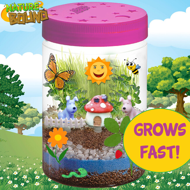 Nature Bound: Light-Up Terrarium Kit - Pink - Outdoor Games - 5