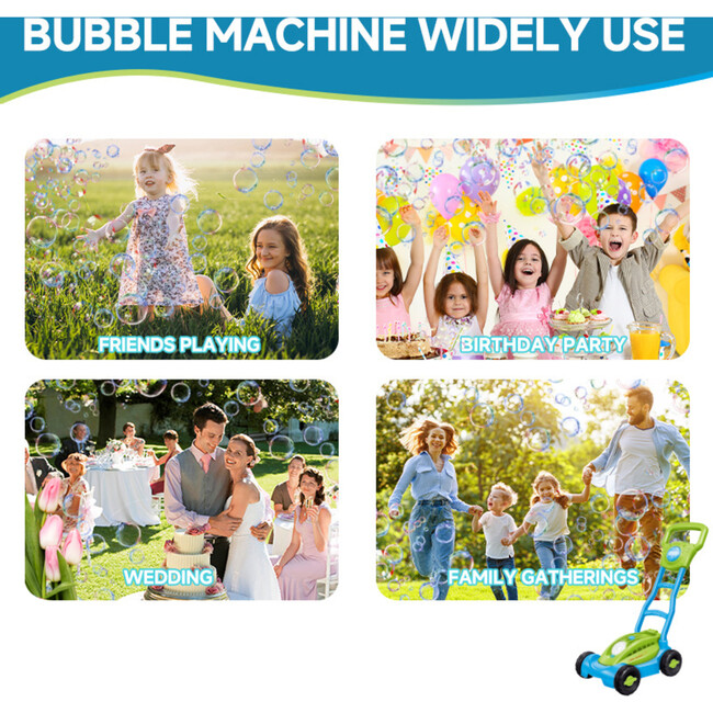 Easy Playhouse: Lawn Mower Bubble Machine - Play Kits - 7
