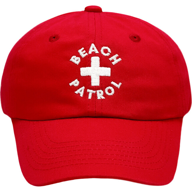 Beach Patrol Baseball Hat, Red