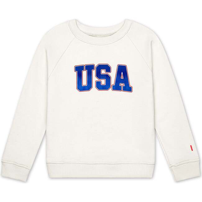 The Organic Pullover Sweatshirt, Cream USA