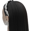 Multicolored Scrunched Rhinestone Headband, Gold - Headbands - 2