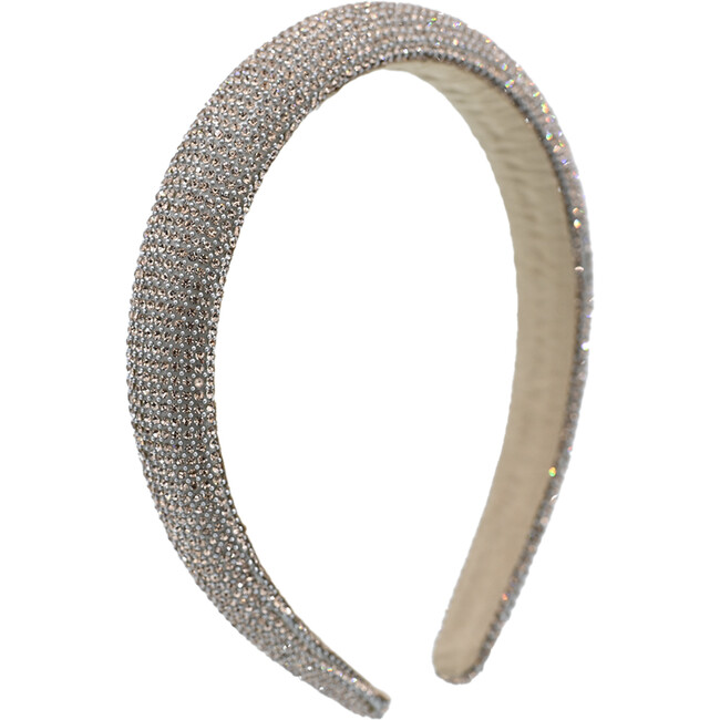 Multicolored Rhinestone Embossed Headband, Gold