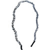 Multicolored Gemstone Vine Headband, Silver - Headbands - 1 - thumbnail