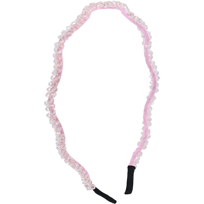 Multicolored Gemstone Vine Headband, Pink